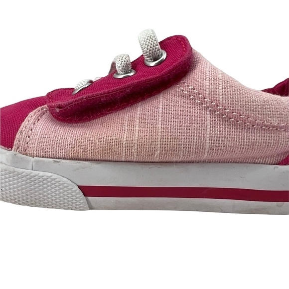 Wonder Nation Pink Hook And Loop Sneakers Size 6 Baby Girl - Picture 8 of 10